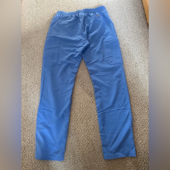 Figs Women’s Vibrant Blue Cargo Pants - Picture 3 of 3